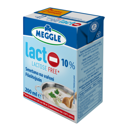 Meggle Lacto-free Cooking Cream - Smântână fără lactoză 10% 200ml