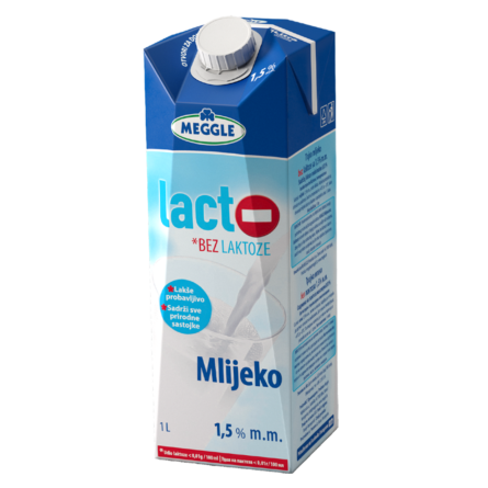 Meggle Lacto-free Milk - Lapte fără lactoză 1.5% 1L